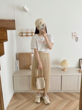 高芦あかりさん（レディース・152cm）の夏コーディネート