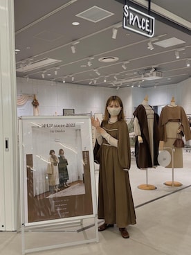 高芦あかりさん（レディース・152cm）の秋コーディネート