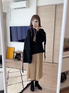 高芦あかりさん(レディース・152cm)の冬コーディネート