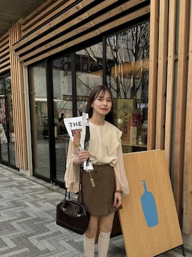 高芦あかりさん（レディース・152cm）の春コーディネート