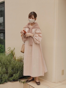 「RAY CASSIN（レイカズン）のアイテム」を使った、高芦あかりさん（レディース・152cm）の秋コーディネート