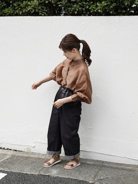 高芦あかりさん（レディース・152cm）の夏コーディネート