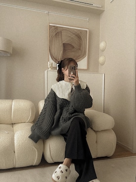 高芦あかりさん（レディース・152cm）の秋コーディネート