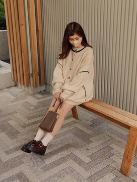 高芦あかりさん（レディース・152cm）の冬コーディネート