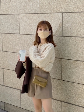 高芦あかりさん（レディース・152cm）の秋コーディネート