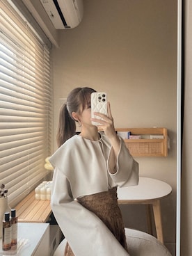 高芦あかりさん（レディース・152cm）の冬コーディネート