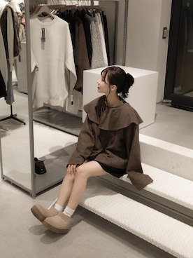 高芦あかりさん（レディース・152cm）の秋コーディネート