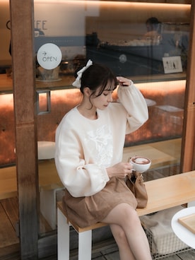 高芦あかりさん（レディース・152cm）の秋コーディネート