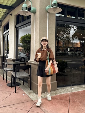 高芦あかりさん（レディース・152cm）の夏コーディネート