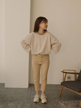 高芦あかりさん(レディース・152cm)の秋コーディネート