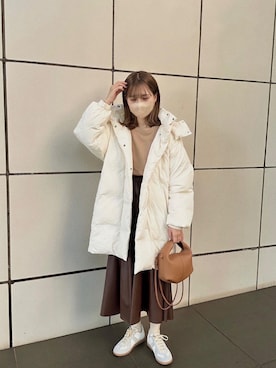 「KBF（ケイビーエフ）のアイテム（ジャケット/アウター）」を使った、高芦あかりさん（レディース・152cm）の秋コーディネート