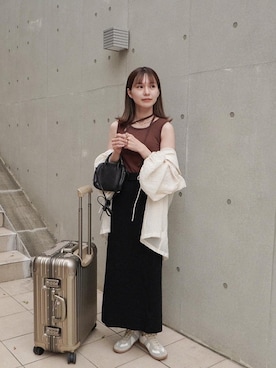 高芦あかりさん（レディース・152cm）の夏コーディネート