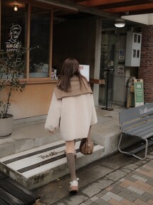 moi tytto（モイテュット）の「襟付きファーコート（その他