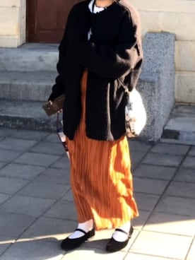 加悦かやさん（レディース・153cm）の秋コーディネート