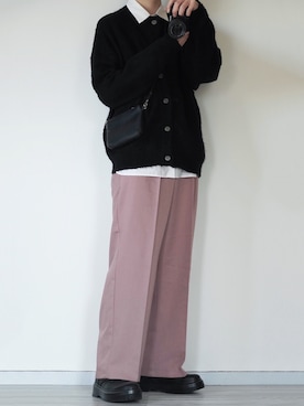 「アイテム（カーディガン/ボレロ）」を使った、seiさん（メンズ・180cm）の冬コーディネート