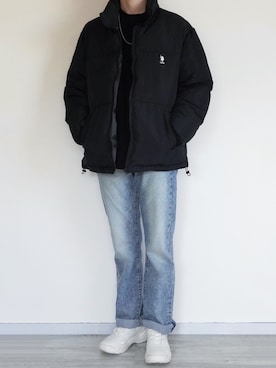 「INTER FACTORY（インターファクトリー）のアイテム（アクセサリー）」を使った、seiさん（メンズ・180cm）の冬コーディネート