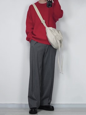 「アイテム（ドレスシューズ）」を使った、seiさん（メンズ・180cm）の冬コーディネート