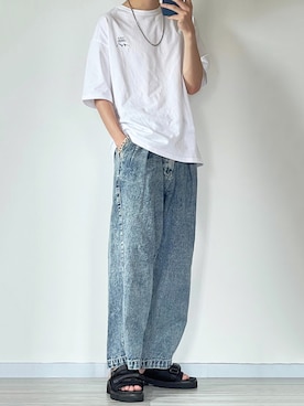 「INTER FACTORY（インターファクトリー）のアイテム」を使った、seiさん（メンズ・180cm）の夏コーディネート