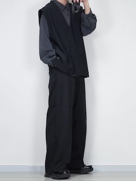 「EDWIN（エドウィン）のアイテム（スラックス）」を使った、seiさん（メンズ・180cm）の春コーディネート