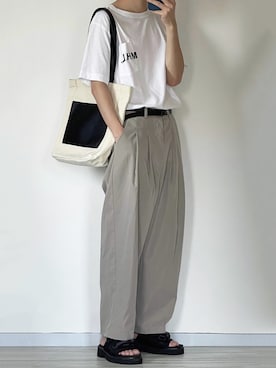 「DEVICE+（デバイスプラス）のアイテム」を使った、seiさん（メンズ・180cm）の夏コーディネート