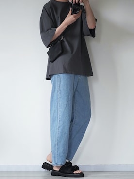 「アイテム（サンダル）」を使った、seiさん（メンズ・180cm）の春コーディネート