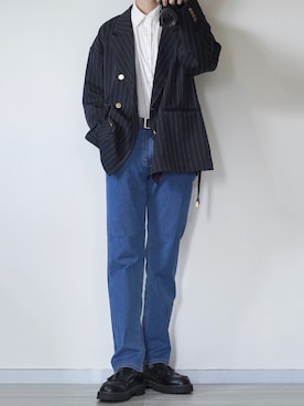 「selle glant（セレグランテ）のアイテム（ジャケット/アウター）」を使った、seiさん（メンズ・180cm）の春コーディネート