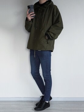 「URBAN RESEARCH Sonny Label（アーバンリサーチサニーレーベル）のアイテム（マウンテンパーカー）」を使った、seiさん（メンズ・180cm）の冬コーディネート