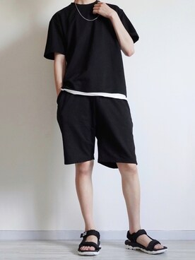 「AiRS（エアーズ）のアイテム」を使った、seiさん（メンズ・180cm）の夏コーディネート