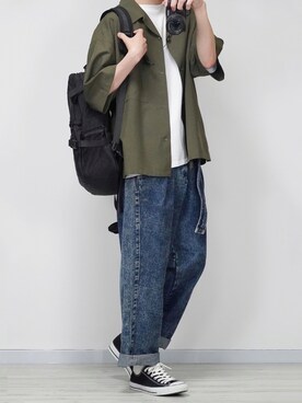 「TUTTU（トゥトゥ）のアイテム」を使った、seiさん（メンズ・180cm）の夏コーディネート