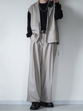 「act'm（アクトム）のアイテム（パンツ）」を使った、seiさん（メンズ・180cm）の春コーディネート