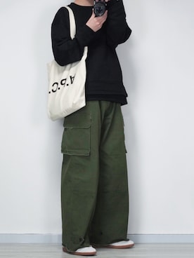 「STYLEMIXER（スタイルミキサー）のアイテム（スウェット）」を使った、seiさん（メンズ・180cm）の秋コーディネート
