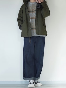 「URBAN RESEARCH Sonny Label（アーバンリサーチサニーレーベル）のアイテム（マウンテンパーカー）」を使った、seiさん（メンズ・180cm）の冬コーディネート