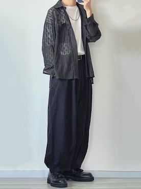 「act'm（アクトム）のアイテム（パンツ）」を使った、seiさん（メンズ・180cm）の秋コーディネート