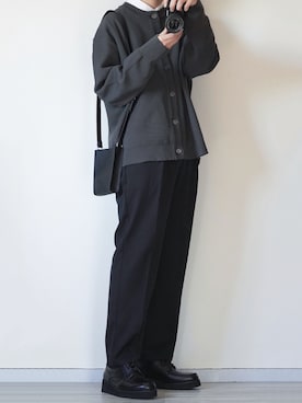 「CREARE -LINO-（クレアーレリノ）のアイテム（スラックス）」を使った、seiさん（メンズ・180cm）の春コーディネート