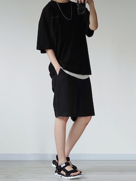 「AiRS（エアーズ）のアイテム」を使った、seiさん（メンズ・180cm）の夏コーディネート