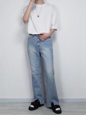 「スリット」｜seiさん（メンズ・180cm）の夏コーディネート