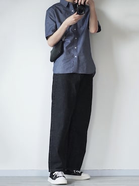 「INTERPLAY（インタープレイ）のアイテム」を使った、seiさん（メンズ・180cm）の春コーディネート
