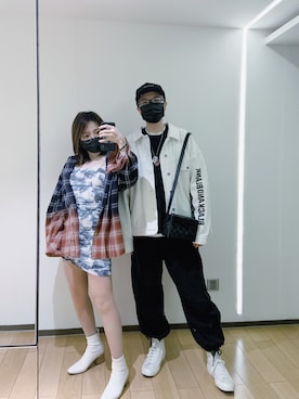 「アイテム（スマホケース/カバー）」を使った、Nicho-Wさん（メンズ・172cm）の春コーディネート