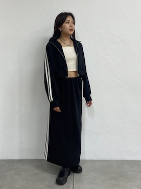 rikaさんの（AZUL by moussy | アズールバイマウジー）を使ったコーディネート