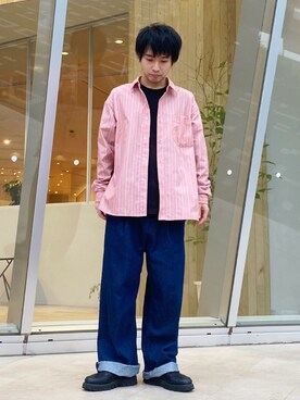 デニムワイドパンツ のメンズ人気ファッションコーディネート Wear
