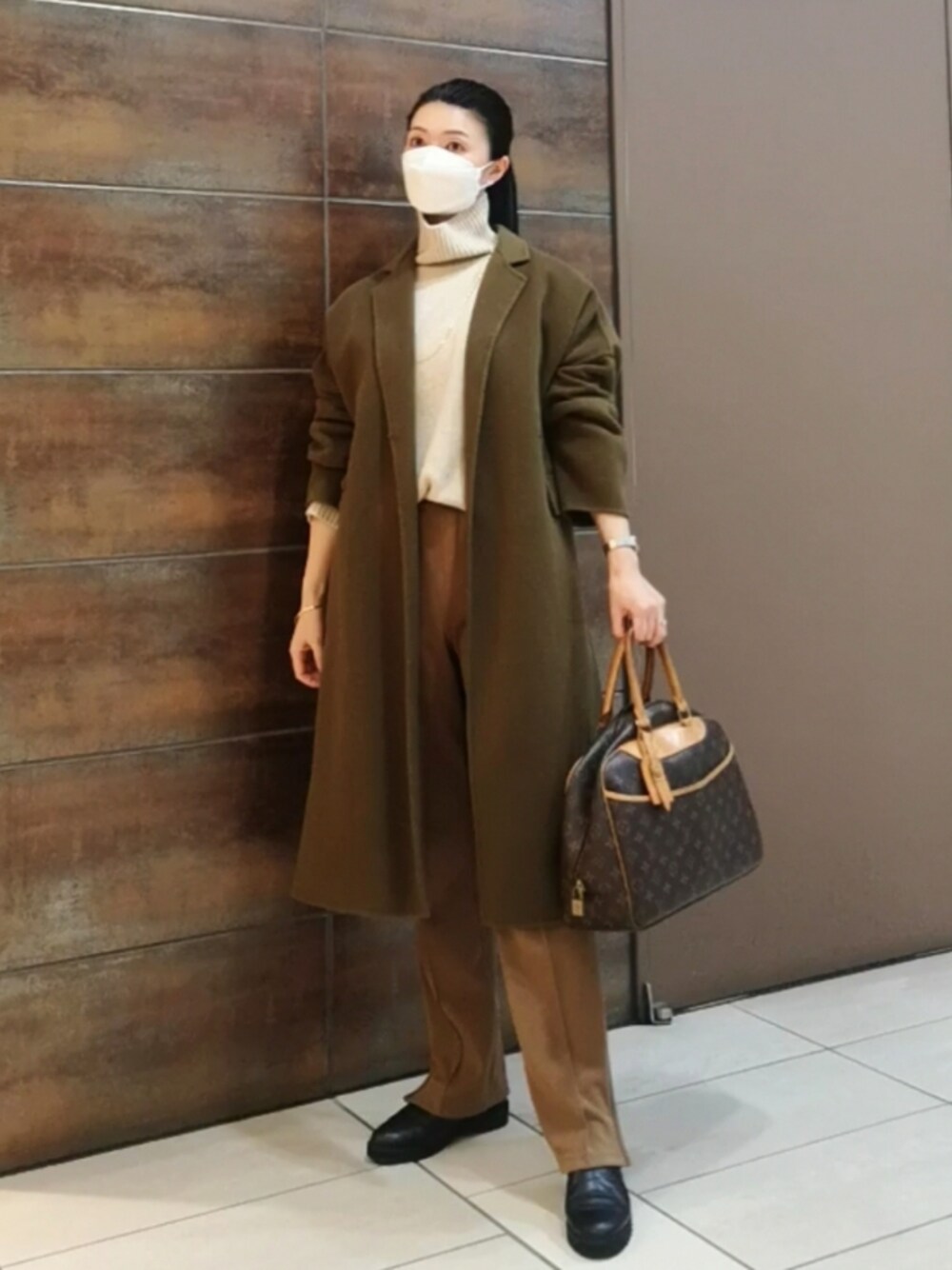 Deuxieme Classe Victorianリバーコート ライトベージュ Deuxieme Classe(ドゥーズィエムクラス)の「victorian リバーロング