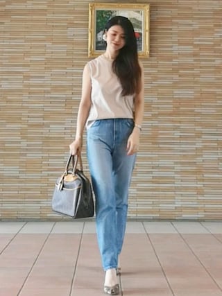 完売YANUK ANNETTEトリックライトデニムパンツ57101211-TFS 完売 YANUK ANNETTE