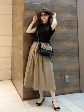 「PotioR（ポティオール）のアイテム」を使った、YMK.jpさん（レディース・168cm）の夏コーディネート