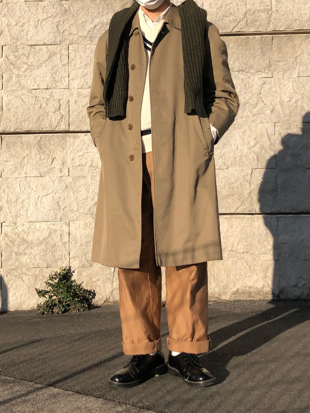 Na.2｜BURBERRYのステンカラーコートを使ったコーディネート - WEAR