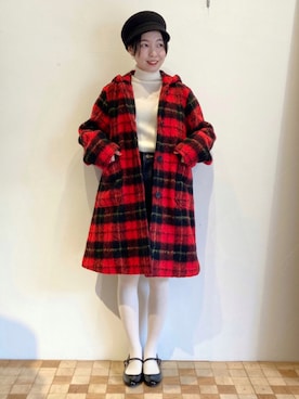 「フレンチカジュアル」｜Iwaさん（レディース・160cm）の冬コーディネート