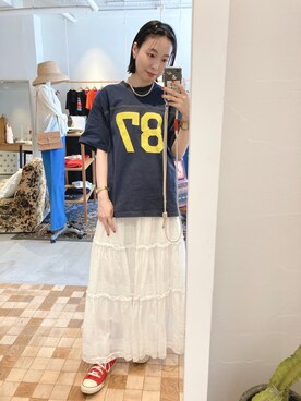 Iwaさん（レディース・160cm）の夏コーディネート