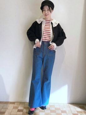 Iwaさん（レディース・160cm）の冬コーディネート