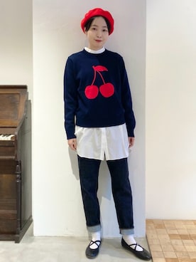 Iwaさん（レディース・160cm）の秋コーディネート