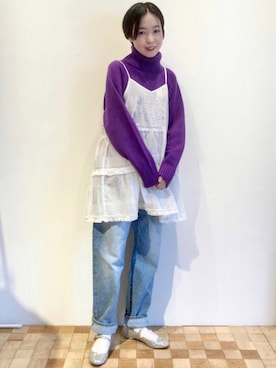 Iwaさん(レディース・160cm)の秋コーディネート