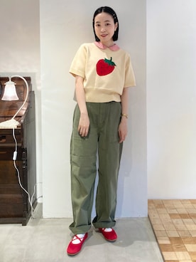 「フレンチカジュアル」｜Iwaさん（レディース・160cm）の夏コーディネート